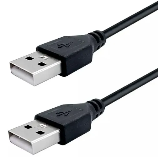 Cabo Usb Macho X Macho Nas Duas Pontas Tipo A 1,5 Metro