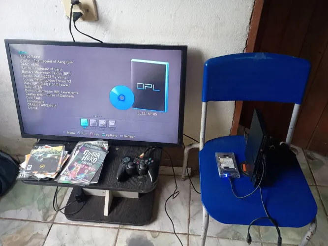 PS2 slim venda ou troca leia o anúncio