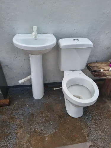 Vaso sanitário e pia