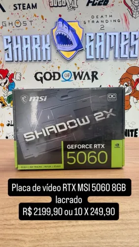 Placa de video MSI 5060 8GB lacrado