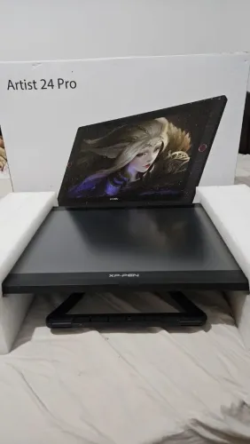 Mesa Digitalizadora XP-Pen Artist 24 Pro Preto<br>23.8" QHD 2K Caneta 8192
