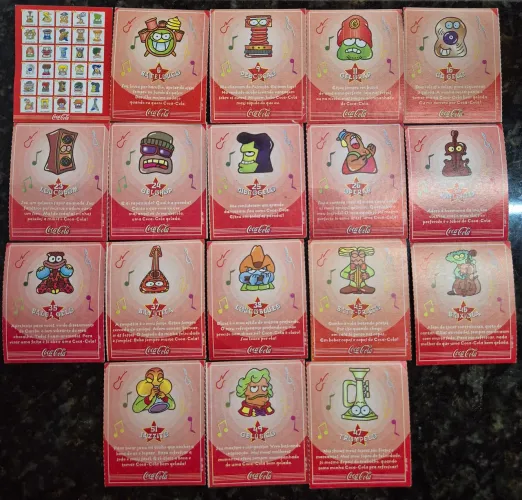 Kit check-list e Cards Geloucos Roqueiros