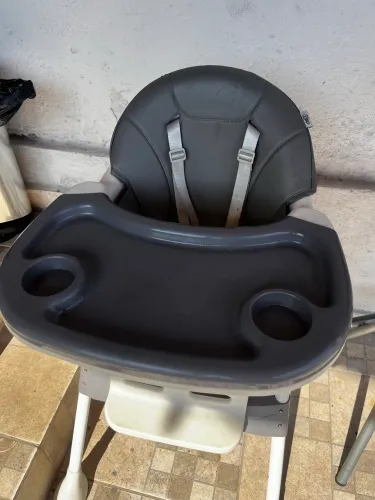 Cadeira de Alimentação Portátil Bebê Honey Maxi Baby - Cinza