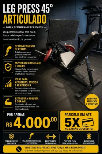 Leg Press 45 articulado 