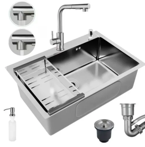 Cuba de cozinha com acessórios 