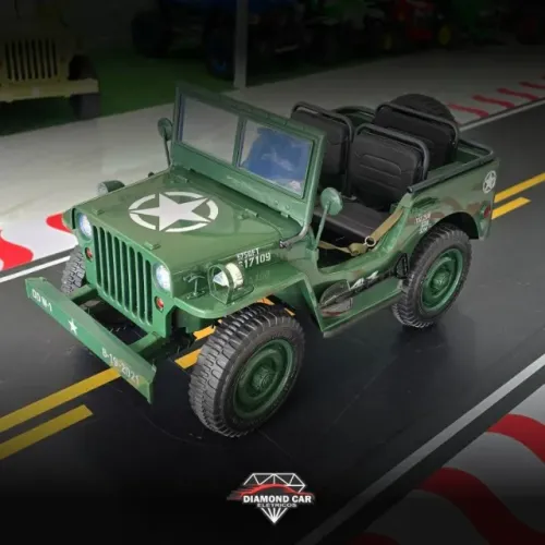 Carrinho Elétrico Infantil Jipe Militar 24V