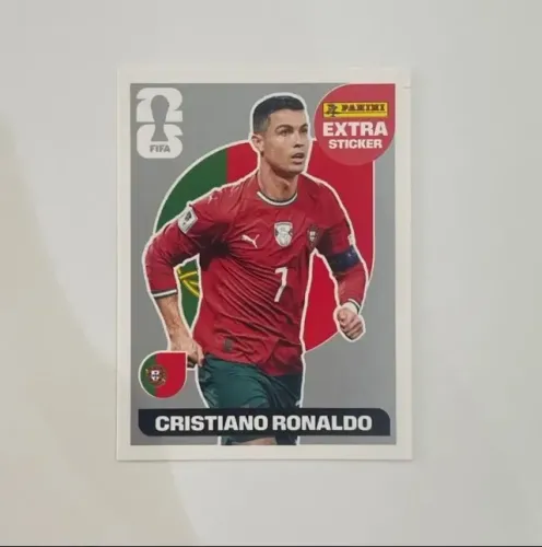 Figurinha Extra Sticker Cr7 Prata Copa 2026