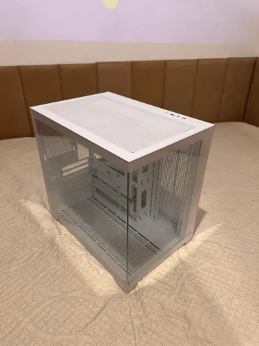 Gabinete Gamer Mancer CV500L Aquário Vidro Temperado Branco- Impecável