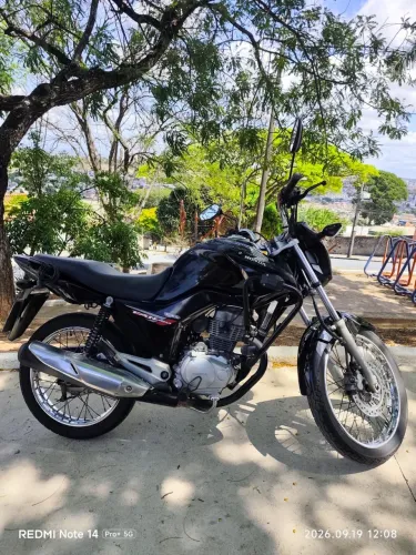 Honda CG Fan 150 2014 Preta - Revisada