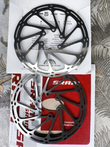 Par de Discos SRAM Centerline 160mm - 6 Furos - Novos