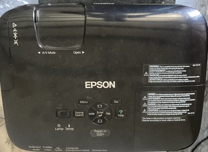 Data show Epson S8+ bolsa e acessórios 