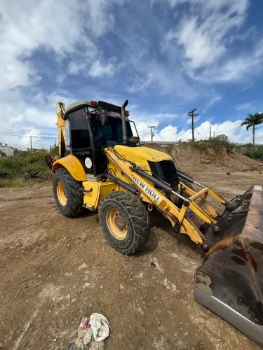 Retro Escavadeira 2011 New Holland B110B