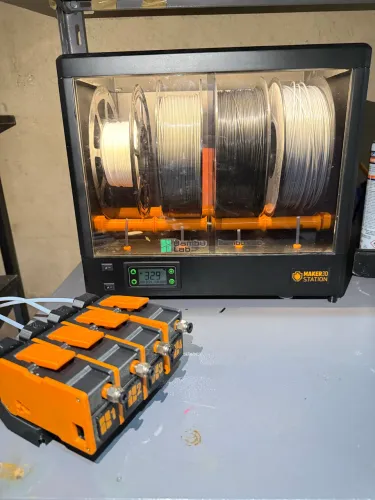 Bambu lab A1 + Secadora com BMCU + Filamento