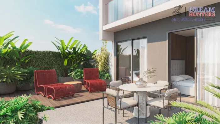 Apartamento Garden Suspenso de 165m² no bairro Juvevê, com 4 suítes, 5 banheiros e 3 vagas