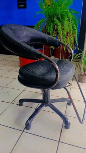 Cadeira hidráulica de barbearia
