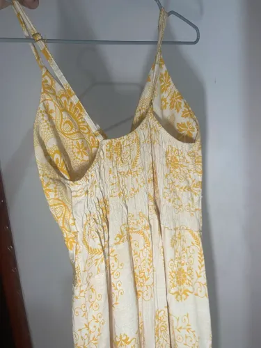 Vestido longo amarelo