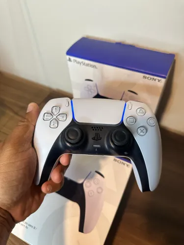 Controle PS5 DualSense Original Sony Branco - BARATO