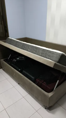 Cama Baú Solteiro Box