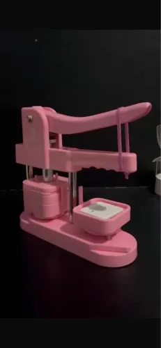 Kit de Máquina De Ímã Fotográfico Para Fazer Botões