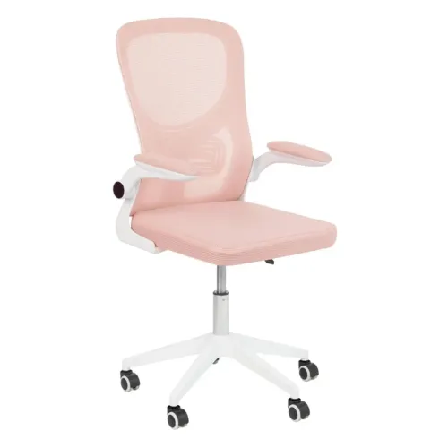 ? CADEIRA ERGONÔMICA COMFY MESH ROSA - SEMI-NOVA