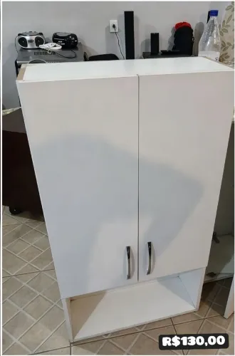 Armário aéreo MDF/Branco