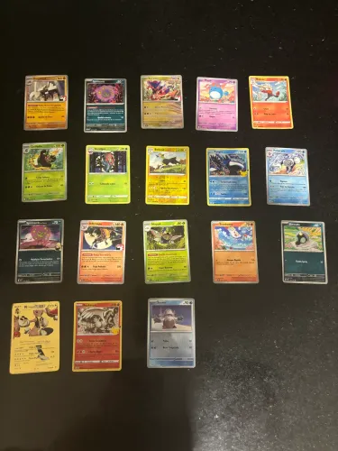 Lote 18 cartas Pokémon raras - originais copag