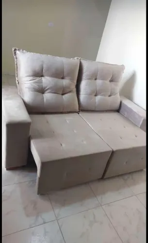 Sofá retrátil e reclinável promoção 