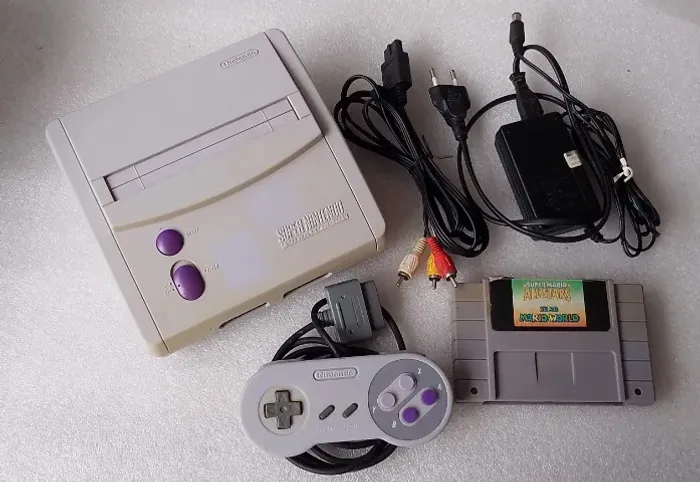 Super Nintendo Baby Americano - Modelo AV - Funcionando