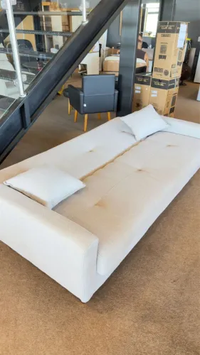    Sofá Cama 3 Lugares Moderno - Vira Cama de Casal