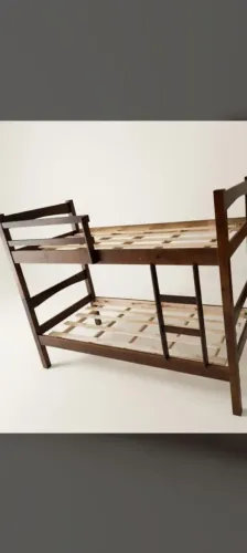 cama beliche de madeira