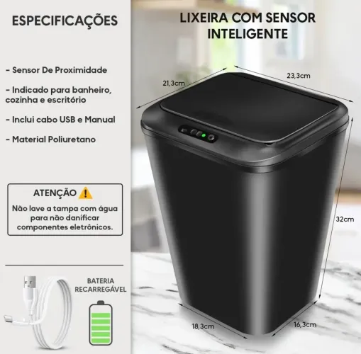 LIXEIRA  AUTOMÁTICA 