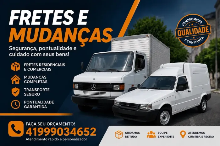 Fretes pequenos e mudanças