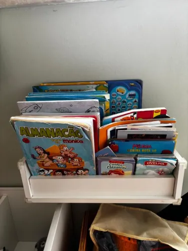 Prateleira Organizadora Infantil / Nicho Porta Livros e Gibis