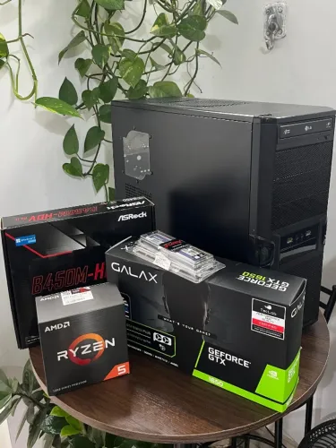 Computador Windows Ryzen 5500 + GTX 1650 + 16GB RAM + 240 SSD + 500 HD