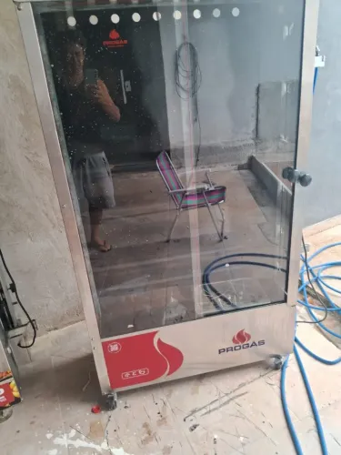 Máquina assar frango top,são 2 maquinas pelo preço de 1