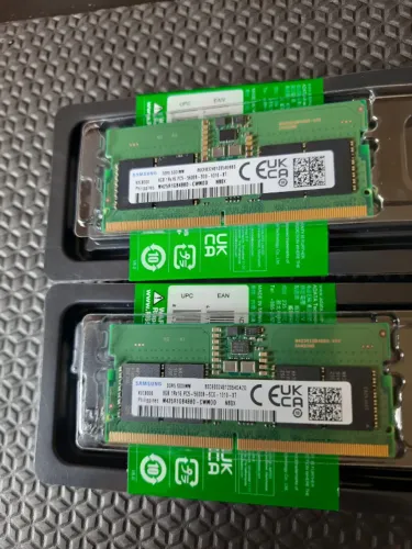 Memória RAM Samsung DDR5 SODIMM 8 GB 5600 MHz (Mais rápida!)