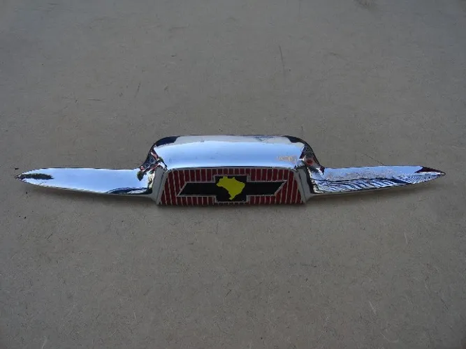 Emblema Bico Capô Dianteiro Chevrolet Brasil 1958 À 1963 Cromado