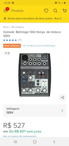 Mesa behringer 250,00