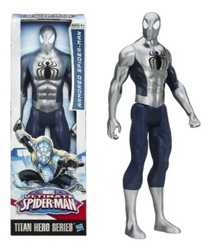 Boneco Homem Aranha - Armored - Titan Hero 30cm Hasbro A9366