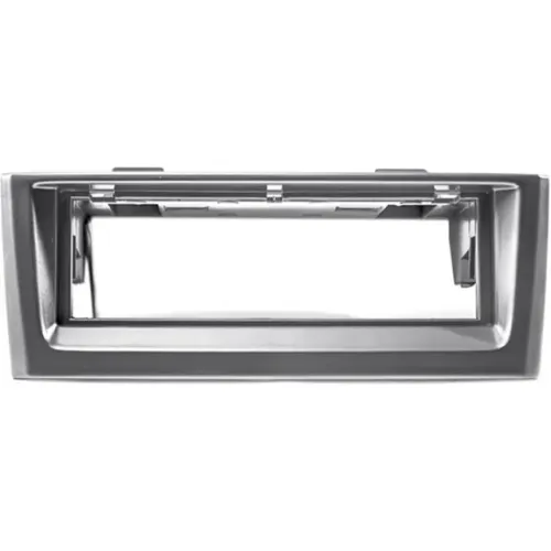 Moldura Painel Fiat Punto / Linea 12 / 1Din - Cinza - EPX 398
