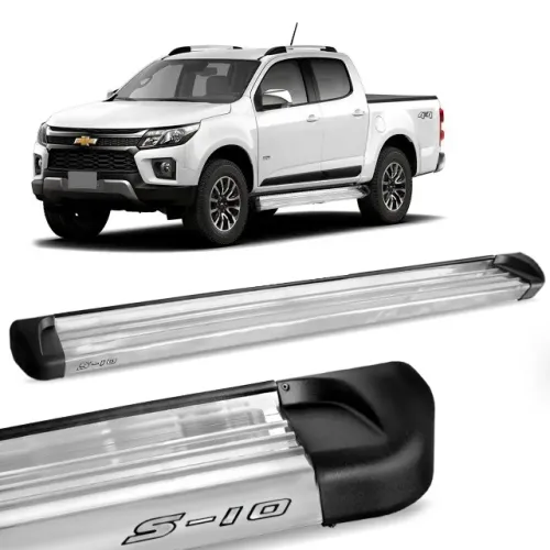 Estribo Chevrolet S10 CD /2011 - Alumínio Anodizado Polido