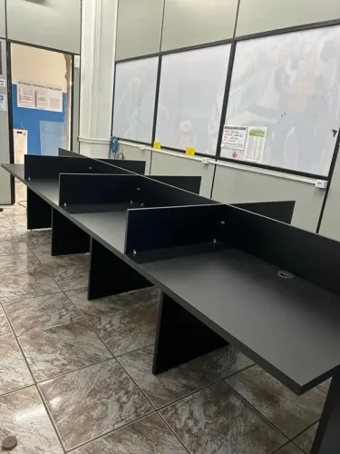 Mesa para escritório estação de trabalho - 8 lugares