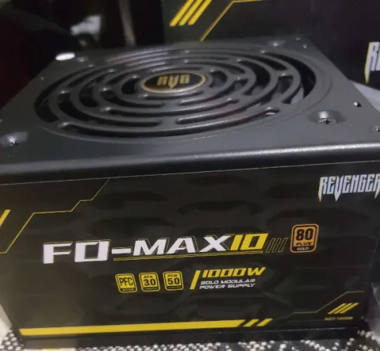 Fonte Gamer F0-MAX10 Modular - 80 Plus Gold Real PFC Ativo | 1000W PCIE 5.0