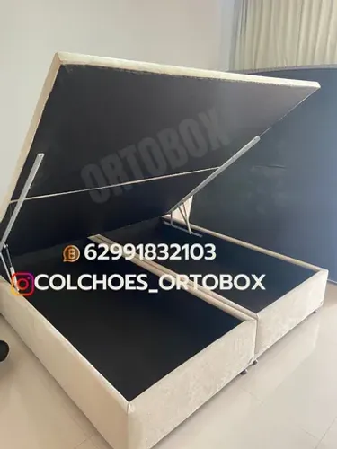 Cama Box Baú Super king blindado e reforçado