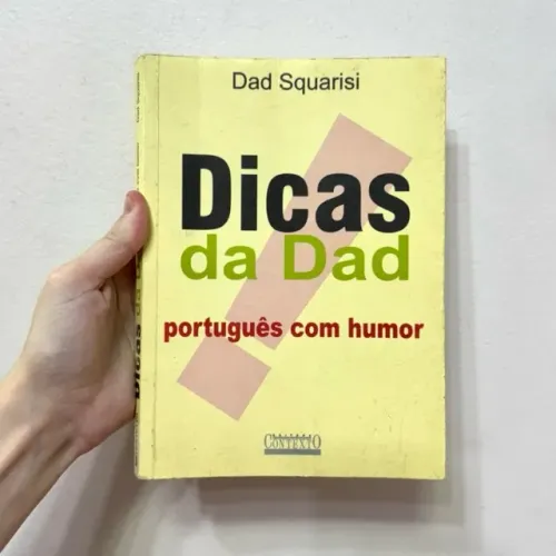 Livro Dicas da Dad - Português com humor - Dad Squarisi | Brechó | Bazar | Desapego | Sebo