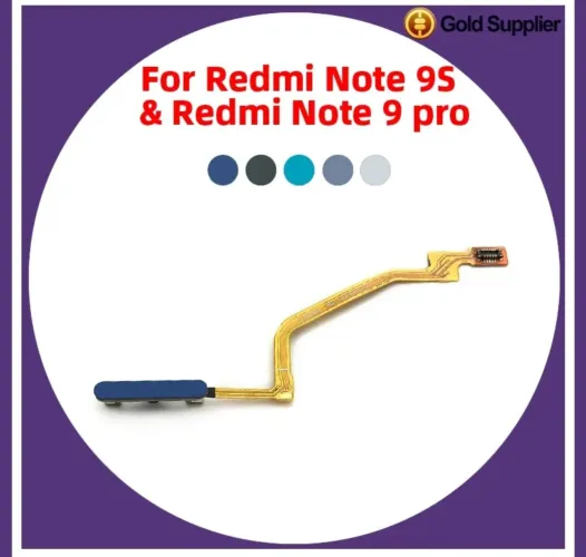 Flex Cabo Botão Power Volume Redmi Note 9S e Note 9 Pro