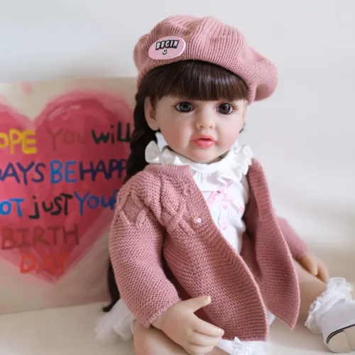 Bebê Reborn Corpo todo de silicone 55cm
