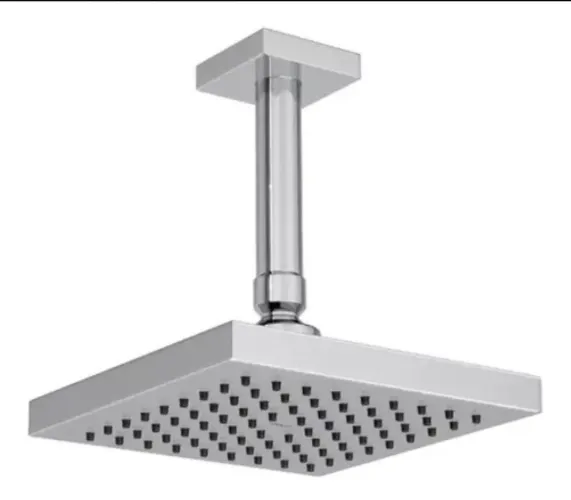 Chuveiro Deca Cubo de teto quadrado cromado