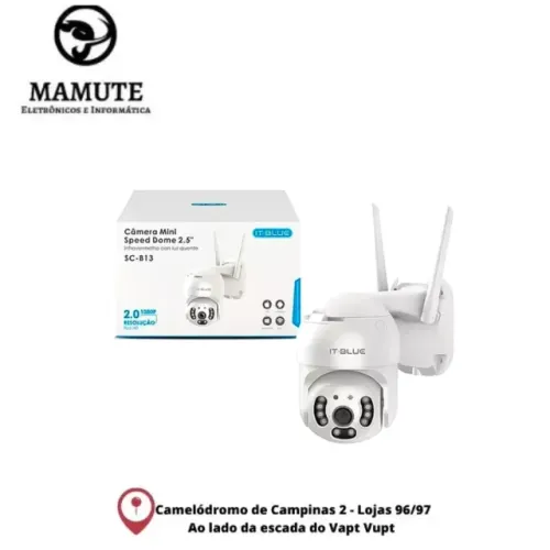 Câmera Ip Wifi Externa 2 Antenas Full Hd 1080p Acesso Remoto