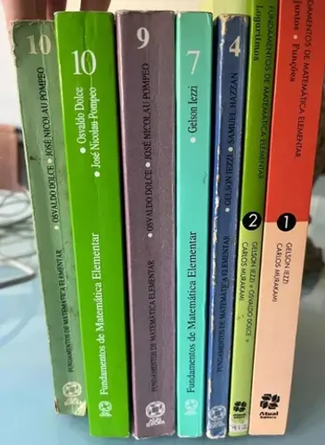 Coleção Fme Iezzi Volumes 1,2,4,7,9 e 10 Fundamentos de Matemática Elementar